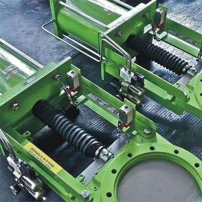 VATAC wafer slurry knife gate valve