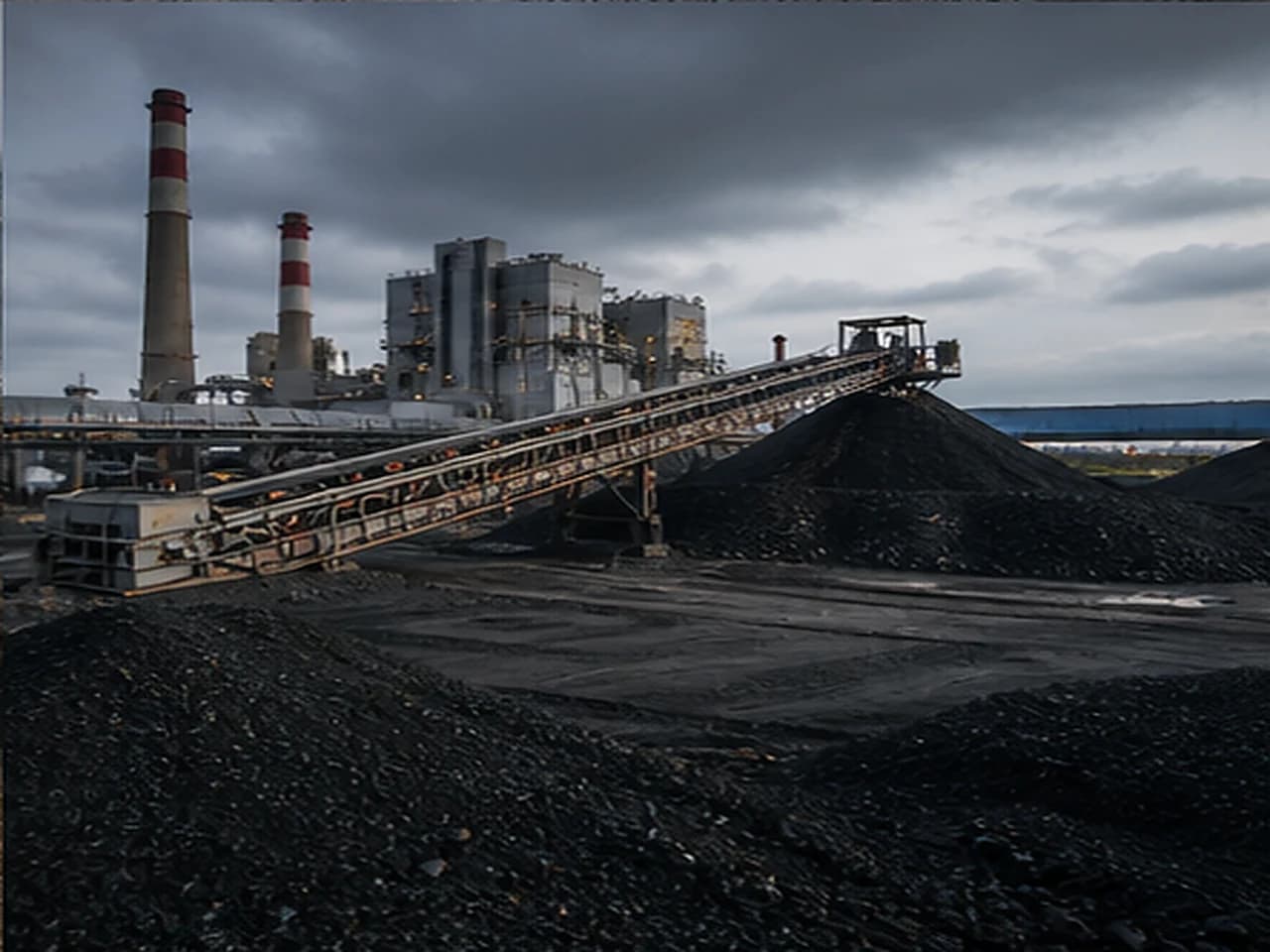 Power generation coal and biomass handling conveyors