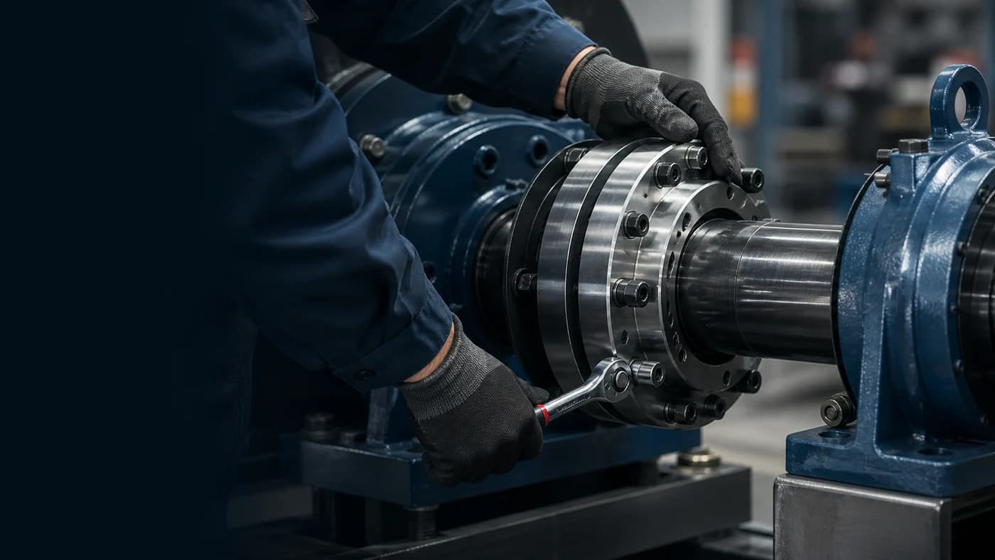 Industrial drive equipment service and maintenance support
